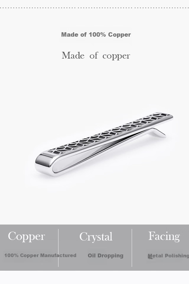 NORTHROP MARTIN High-End Minimalist Tie Clip for Men, Business Black Geometric Pattern Shirt Clip, Groom Wedding Gift Box Set 2