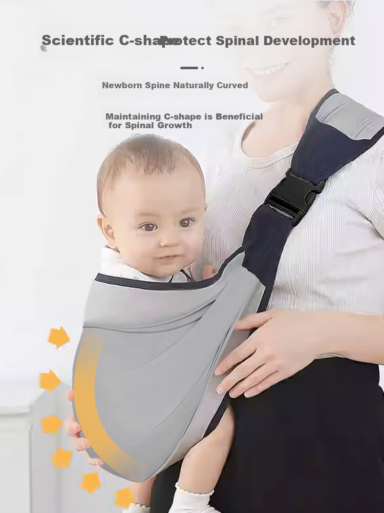 9I9 Baby Carrier, Front And Cross-Carrier Dual-Use, Outdoor Use for Infants, Newborn Baby Carrying Aid, Multifunctional All-Season A75 4