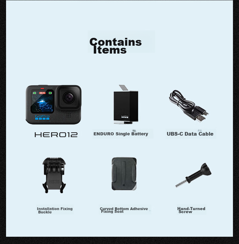 GoPro HERO12 Black Action Camera with Stabilization, Enhanced Battery Life, Waterproof Camera for Vlog, Diving, Skiing Photography And Video Recording [Camera Only + Enhanced Dual Charger + 128GB] 25