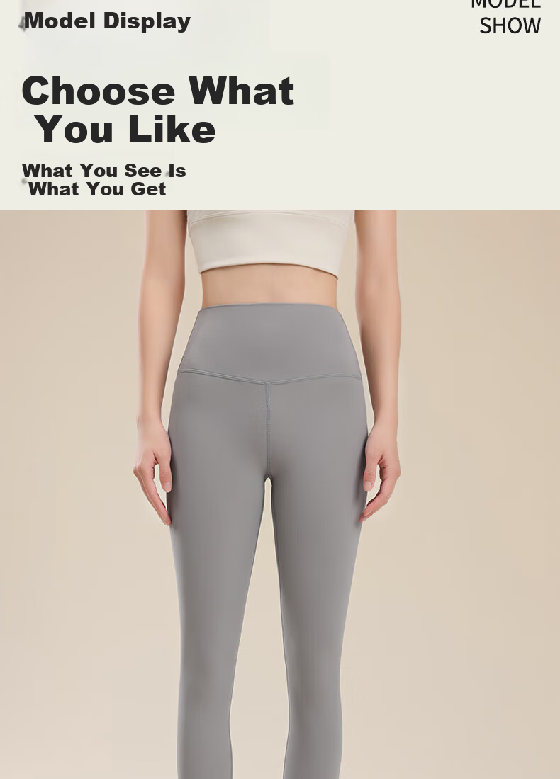 Ziyouxi Yoga Pants for Women, New Spring And Summer High-Waisted Butt-Lifting Slim-Fit Pilates Running Jump Rope Exercise Fitness Wear 12