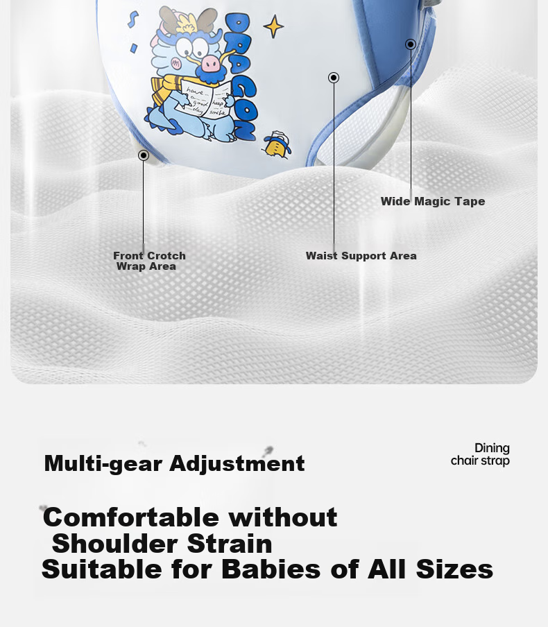 Taoqibaby Baby High Chair Safety Belt, Portable Fixing Strap, Infant Outdoor Binding Strap, Dining Protection Belt, Peace of Mind Strap 6
