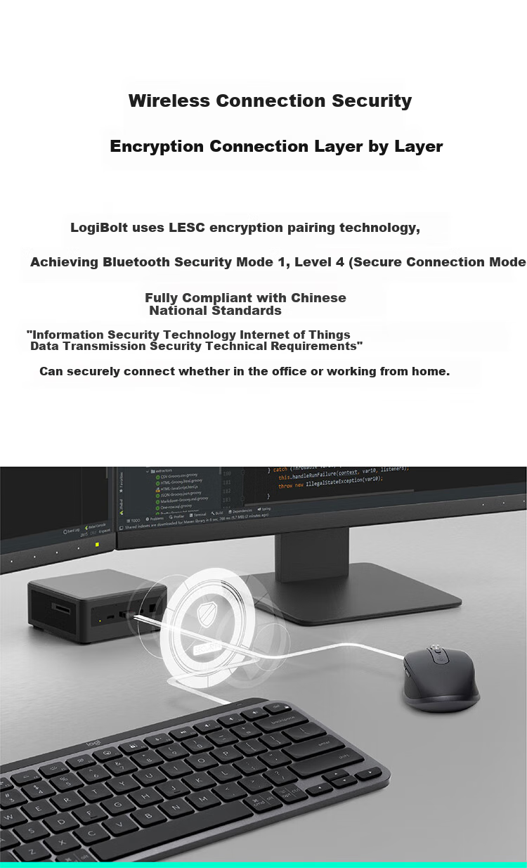 Logitech MX Anywhere 3S Business Edition Wireless Bluetooth Mouse, Quiet Mouse, Business Office, Portable Smart, Graphite Black 7