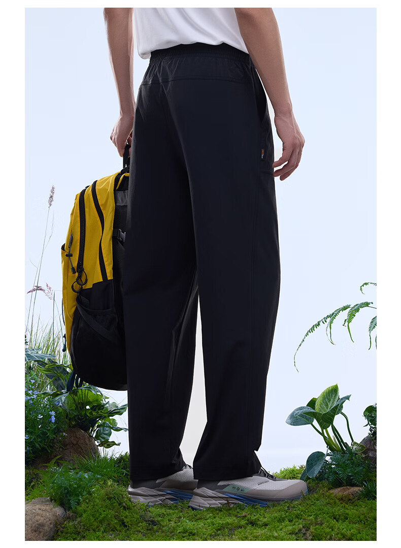 Anta Mountain Shell Pants | Earth Shell 3.0 Water-Repellent Warm Fleece Men's Woven Durable Outdoor Sports Pants 8