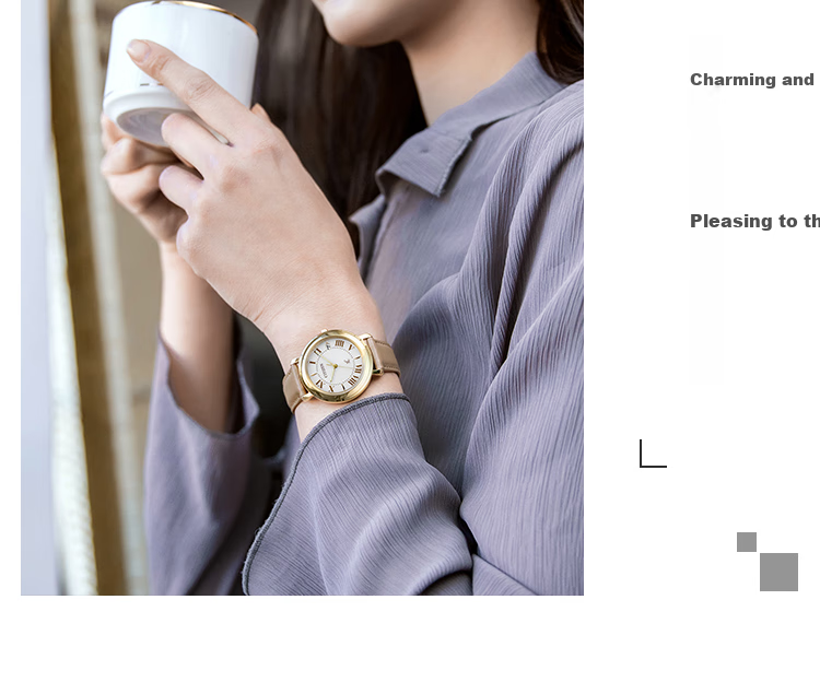CITIZEN Watch for Women, Japanese And Korean Style, X Series, Eco-Drive, Date Display, Leather Strap, Fashionable Gift for Girlfriend, EO1203-03A 9