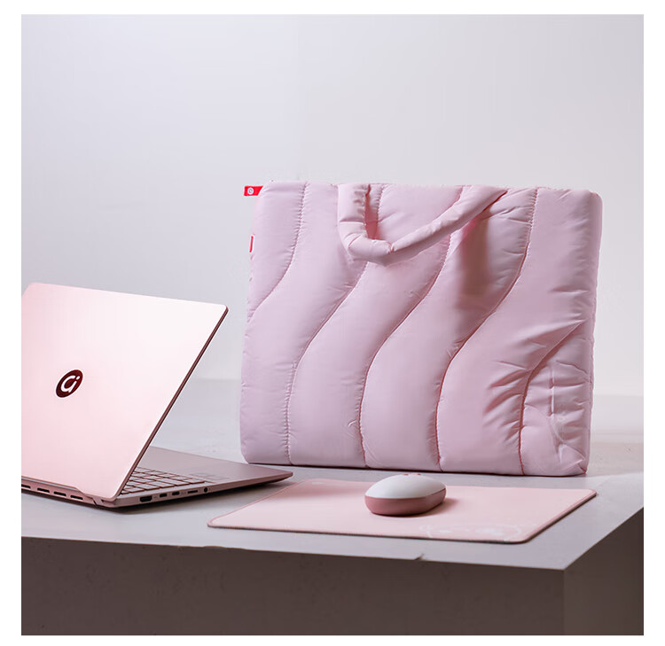 ASUS A-Bean Bubble Cloud Laptop Bag Ice Peach Pink (Fits Laptops 14 Inches and Below) 8