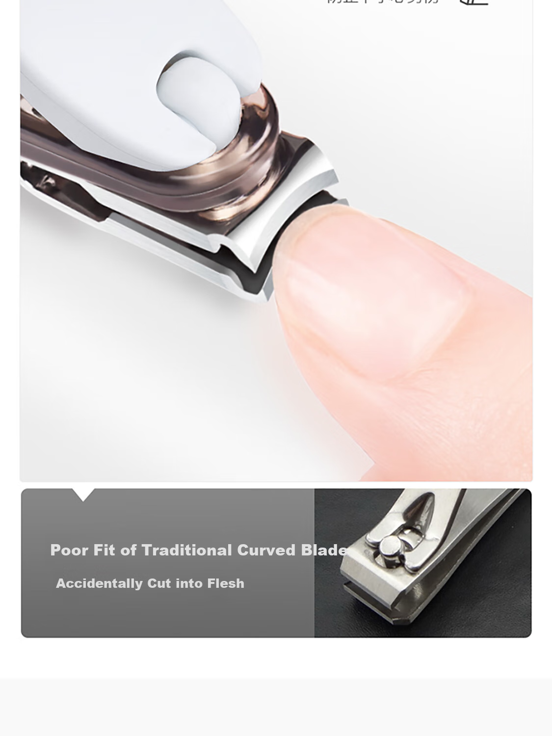 ZWILLING Stainless Steel Nail Clipper with Nail File, 360-Degree Rotating Blade Head, Durable Household Single Use 5