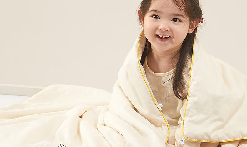 MERCURY Kids Children's Pure Cotton Antibacterial Low-Allergy Silk Two-In Comforter, 120cm×150cm, Natural Bare Cotton, Skin-Friendly Class A 6