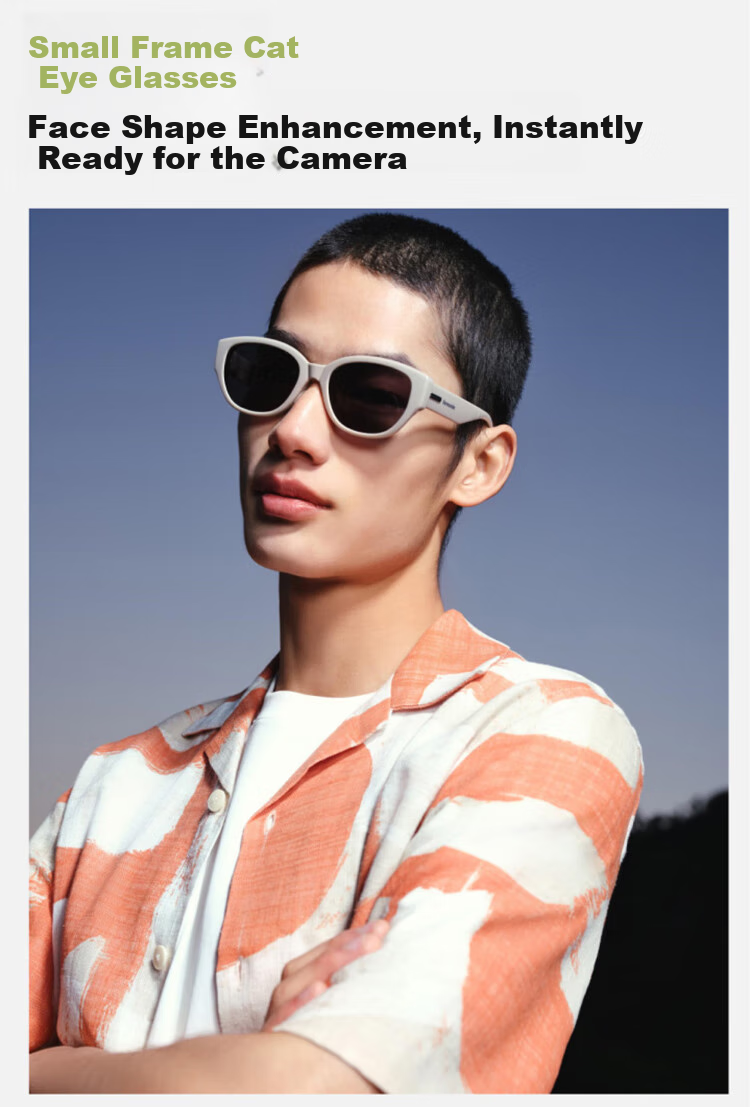 Beneunder Foldable Polarized Vintage Small Square Sunglasses UV Protection Fashionable Unisex FD016 11