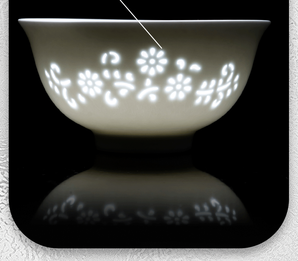 Jingde Story Jingdezhen Exquisite Porcelain 6-Inch Noodle Bowls Set of 2 Household Soup Noodle Bowls Large Rice Bowls Ceramic Tableware Noodle Bowl Set 2