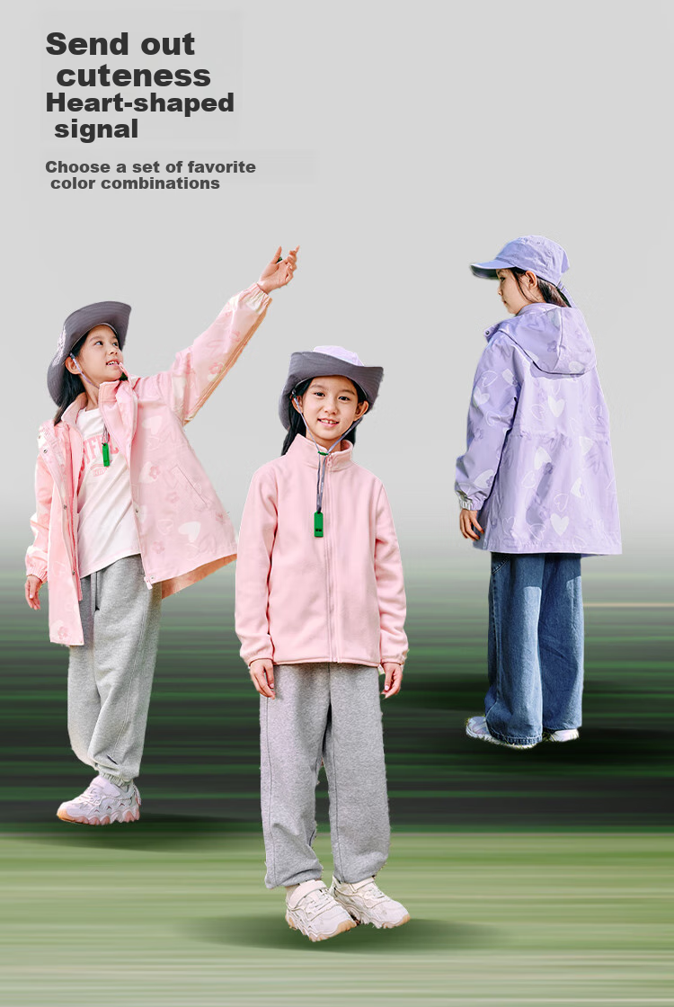 BALABALA Children's Outerwear Girls' Jacket Spring 2025 Top for Older Kids Three-In Two-Piece Set Trendy 208125105003 4