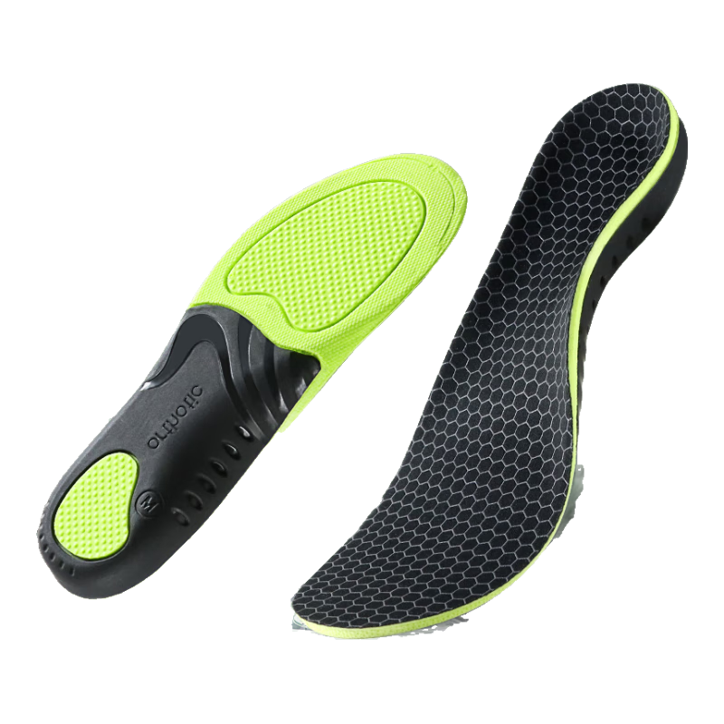 Buyun Yinping Foot Care Sports Insoles, Arch Support, Thickened High-Elastic Shock-Absorbing, Men's Shock Reductio
