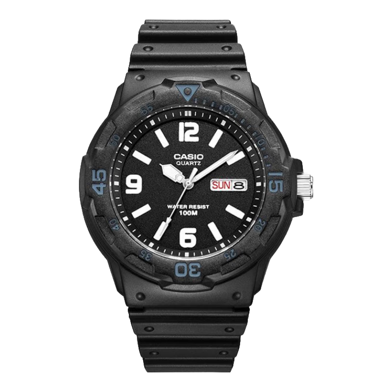 CASIO MRW-200H-1B2 Men's Analog Calendar Sports Waterproof Quartz Watch for Children Students Unisex