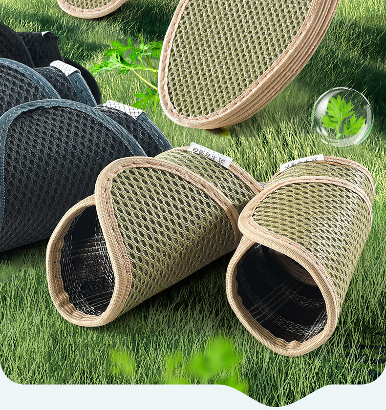 3AnGnI Bamboo Charcoal Insoles for Men, Sweat-Absorbing, Odor-Resistant, Soft And Elastic, Comfortable for Long-Standing, Deodorizing Summer Shoe Inserts, Pack of 5 Pairs 2