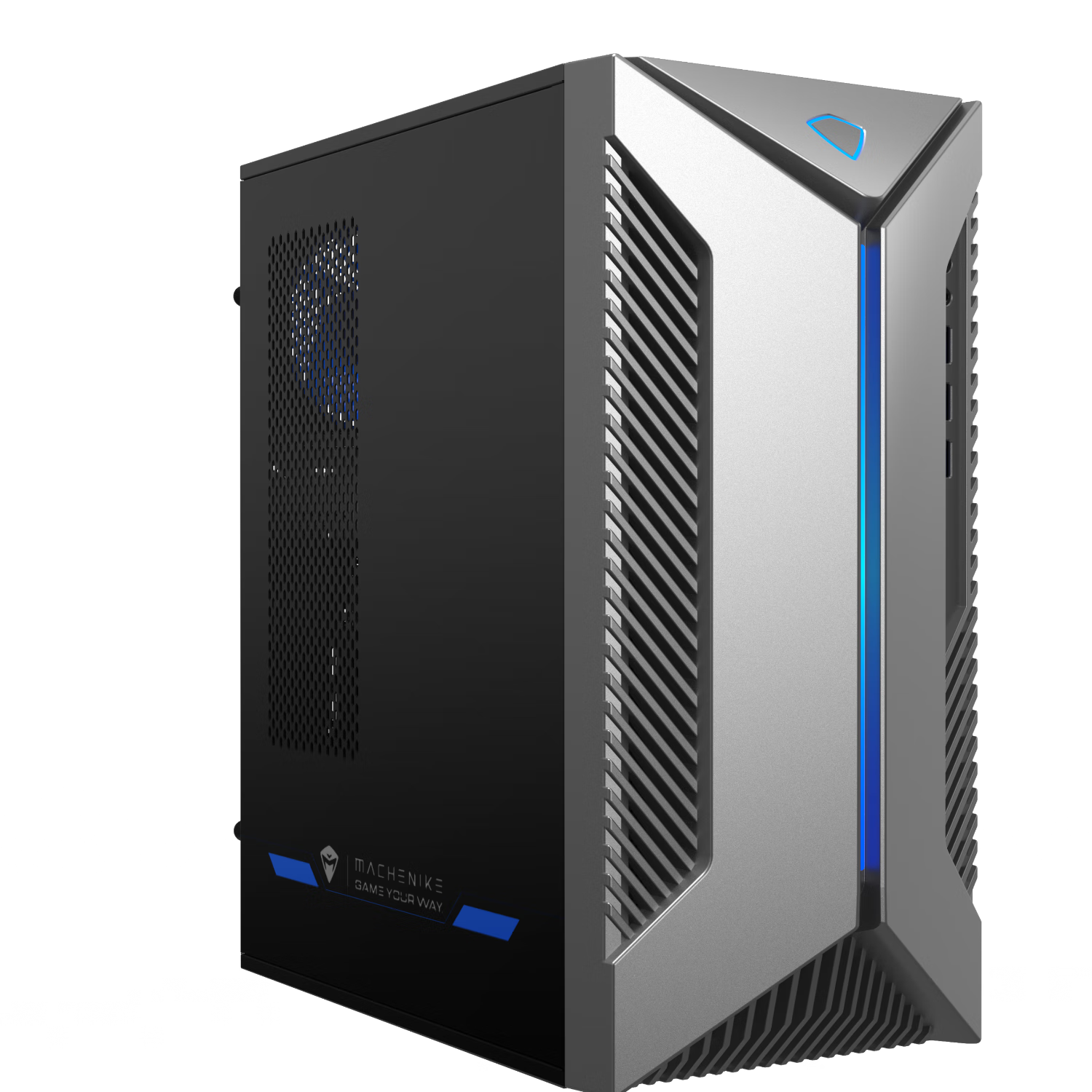 MACHENIKE Dawn S Office And Commercial High-Performance Compact Gaming Desktop Computer (I5-14400F, 16GB RAM, D5 SSD, RTX5060)