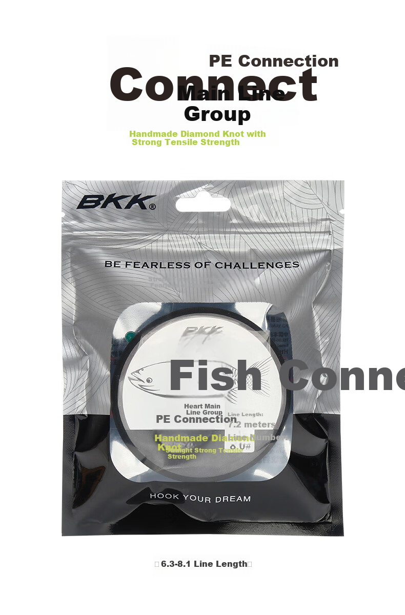 BKK Carp Fishing Line Set PE Reinforced Main Line for Float Fishing, Finished Product Line for Big Fish Carp And Silver Carp Fishing 1