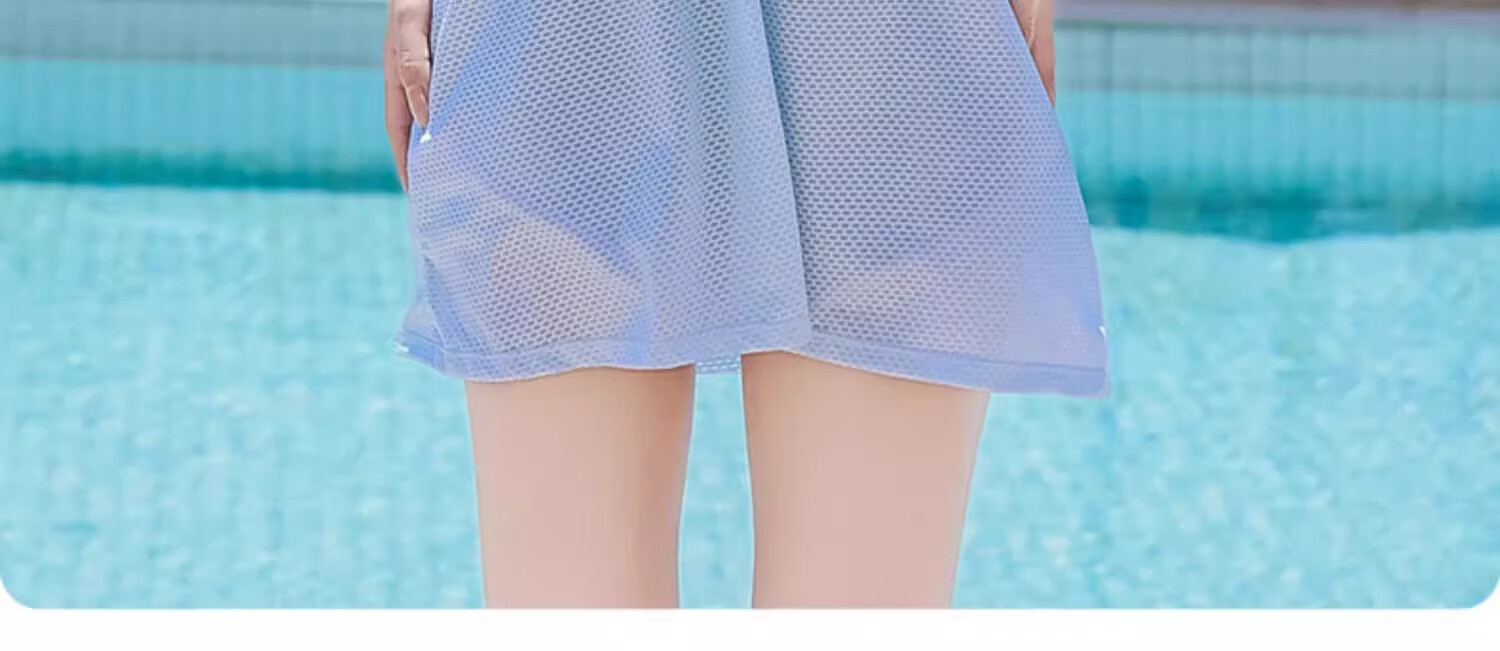 Barbie Conservative Two-Piece Swimsuit Set for Women, Hot Spring And Beach Vacation Swimwear, Plus Size Elegant Slimming Swimwear 7