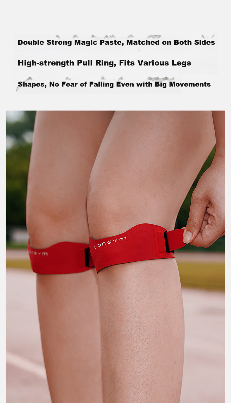 Lianji Patellar Strap for Men And Women, Professional Knee Joint Injury Protection Band for Basketball, Running, Sports, And Badminto 12