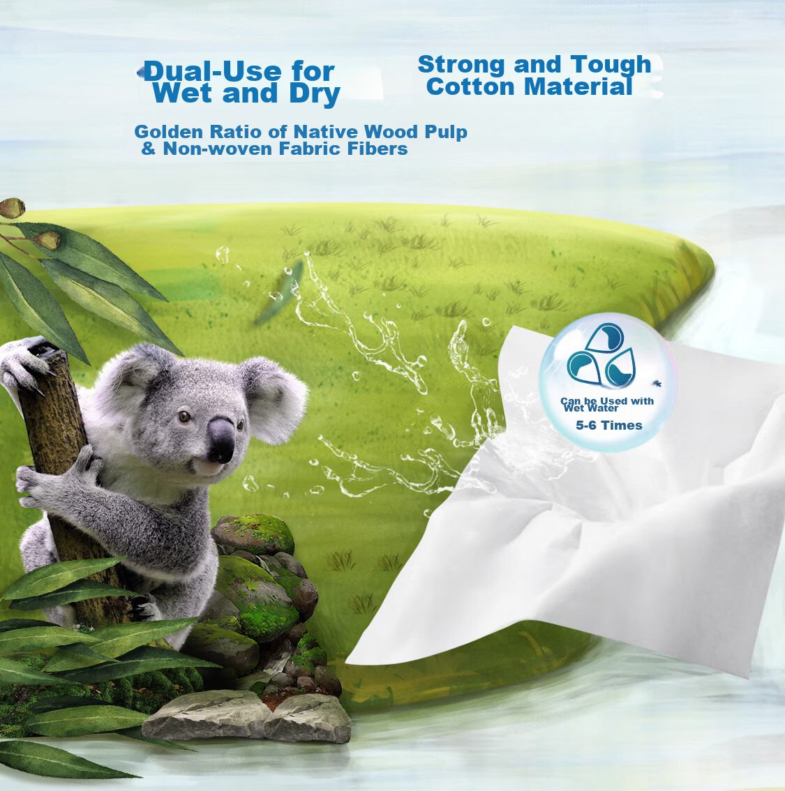 Kleenex Disposable Cleaning Cloths, 30 Sheets * 3 Packs, Food-Grade Kitchen Wipes, Absorbent Oil-Absorbing Kitchen Towels, Durable And Long-Lasting 5