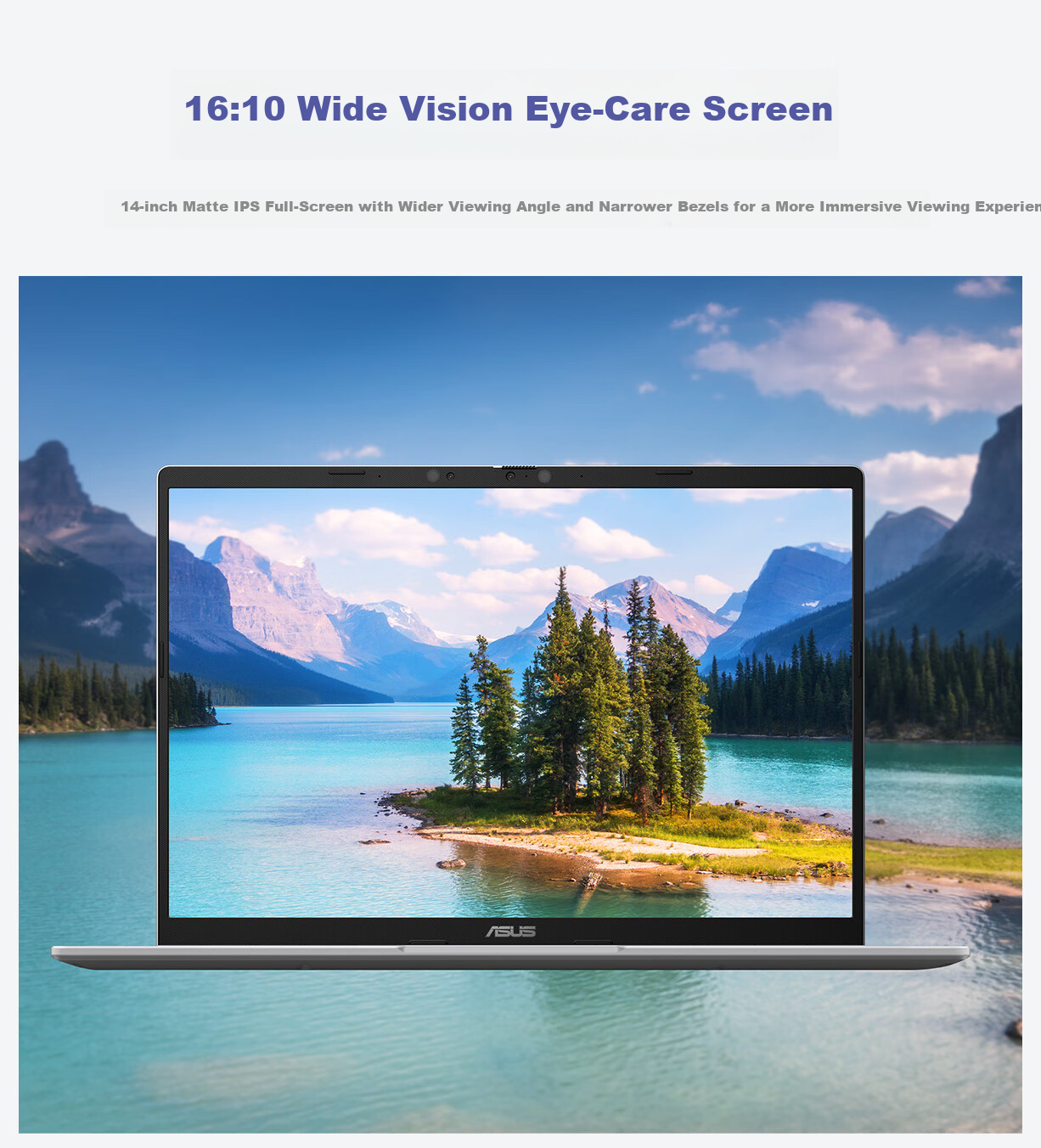 ASUS Wuwei 14 AI Edition 2025 X1407, 14-Inch Colorful Eye-Protection Long Battery Life AI Thin And Light Office Laptop (Snapdragon X, 16GB RAM, 512GB Storage) 14
