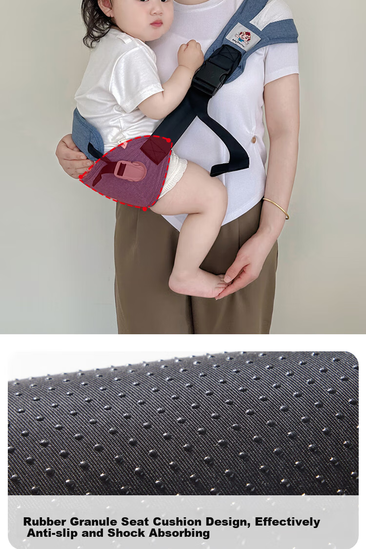 FENYE Baby Carrier, Hands-Free Baby Backpack for Outdoor Use, Front-Carrying Infant Carrier, Children's Outdoor Accessory, Gray 5