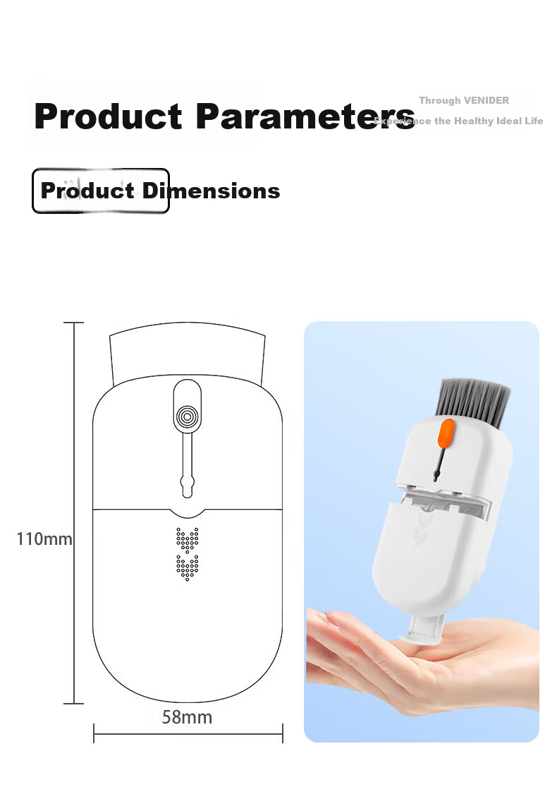 VENIDER Screen Cleaner Polishing Cloth Set OLED Screen Cleaner 30ml Streak-Free Quick-Dry for Mobile Phones, Computers, Tablets, Monitors, Laptops, LCD TVs, Camera Lenses 30