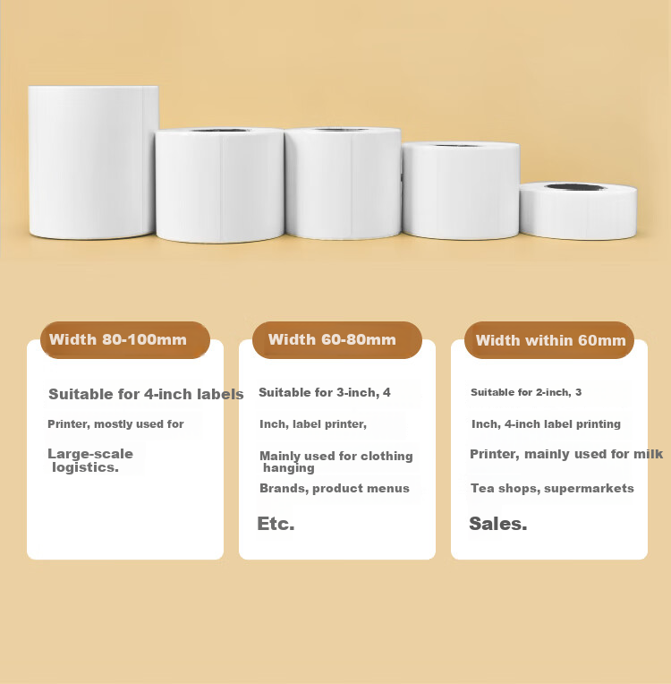 NVV 80mm*50mm*500 Sheets Triple-Protection Thermal Label Printing Paper Electronic Shipping Labels Express Logistics Self-Adhesive Cargo Material Barcode Paper SF8050 6