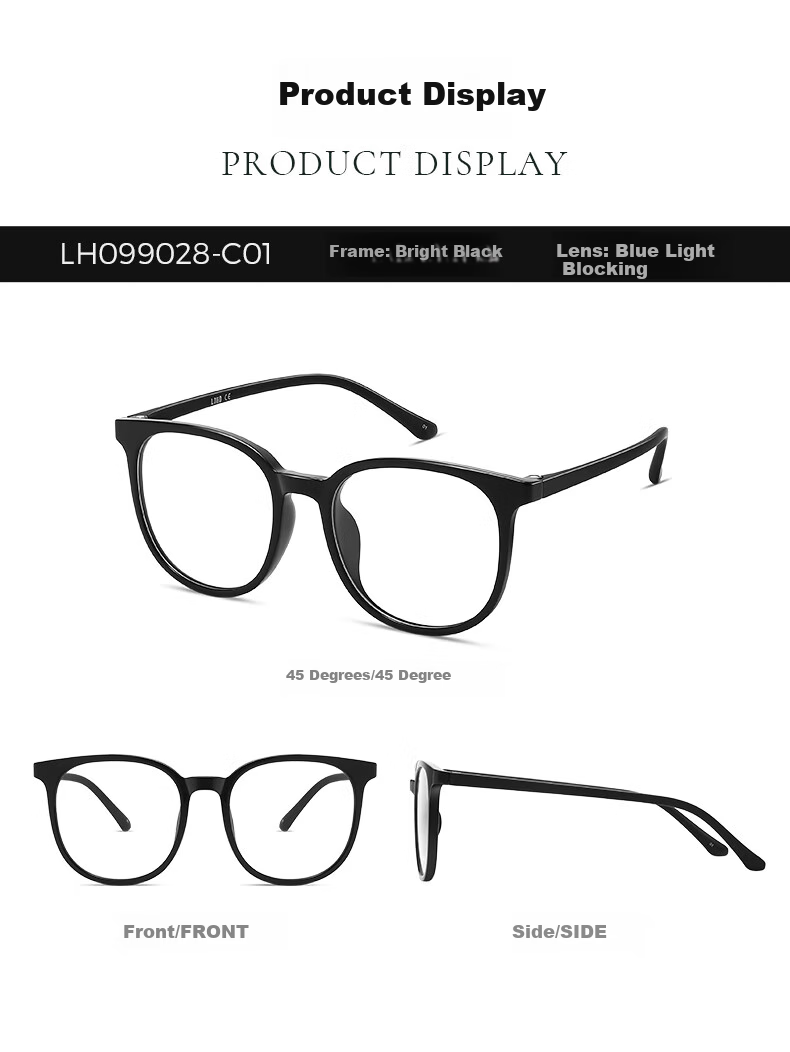 ZEISS Ultra-Light Large Frame Glasses for Women, Bare-Faced Ice American Style, Can Be Fitted with Prescription Lenses for Myopia, Anti-Blue Light Radiation And Eye Strain Protectio 14
