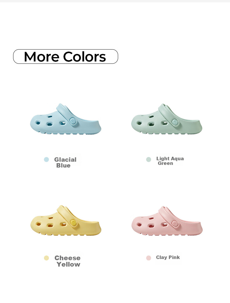 Poxi Children's Perforated Shoes with Anti-Collision And Non-Slip Soft Soles, Sandals for Boys And Girls 13