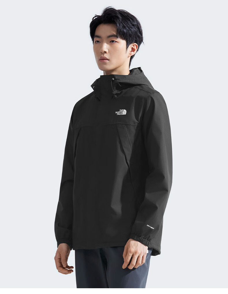 The North Face Men's Outdoor Waterproof Windproof Hard Shell Jacket 8DRZ Black/4H0 XL 2