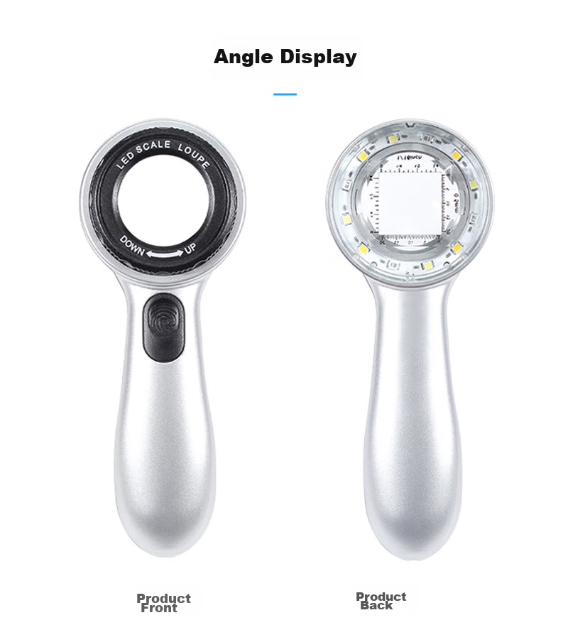 StarMICRO Magnifying Glass with LED Light, Purple Light, Scale, High Magnification, High Definition for Evaluating Liquor, Maotai, Antiques, Calligraphy, Paintings, Jade, Silver Coins, Banknotes And Stamps Appraisal 4