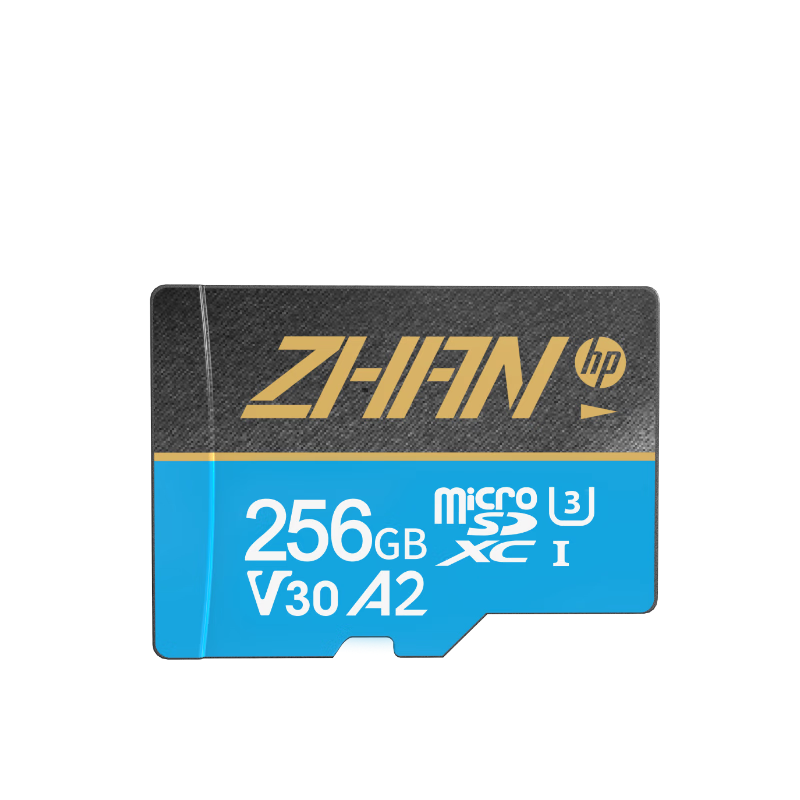 HP 256GB TF Card MicroSD Compatible with DJI Pocket 3 Action 4 Action Camera Drone, Hishow 360 Memory Card Storage Card U3A2V30
