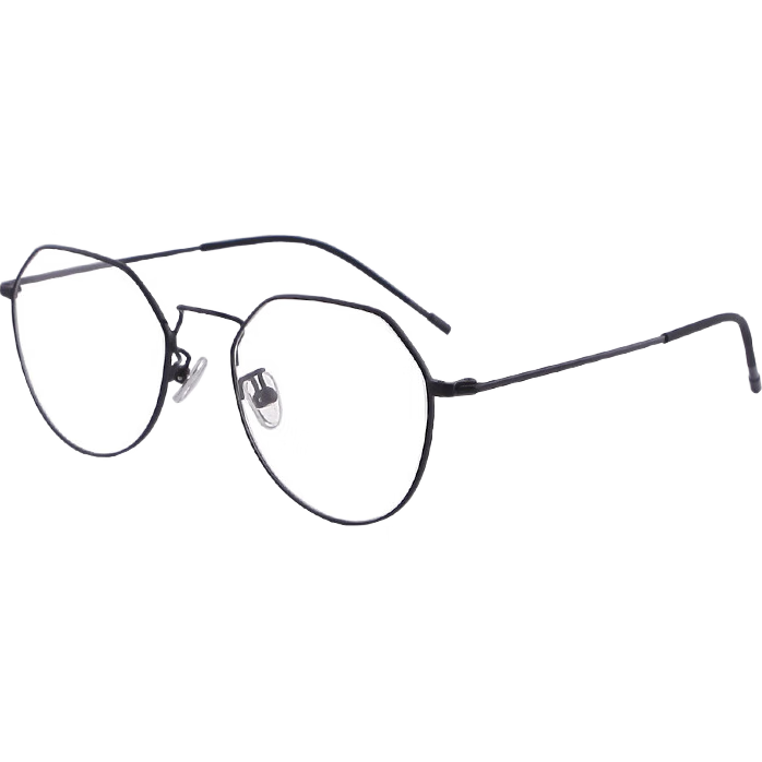 Gameking Anti-Blue Light And Anti-Radiation Glasses for Men And Women, Titanium Frame Non-Prescription Protective Eyewear, Can Be Fitted with Prescription Lenses, Model 8029 Black