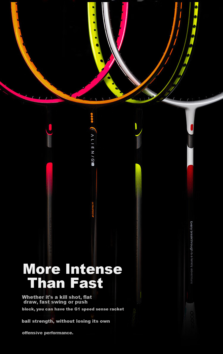 Dooot Badminton Racket, Single Racket, Full Carbon Nano Ultra-Light Speed Type, Ultra-Thin Adult Advanced Professional Offensive Racket, 4U 4