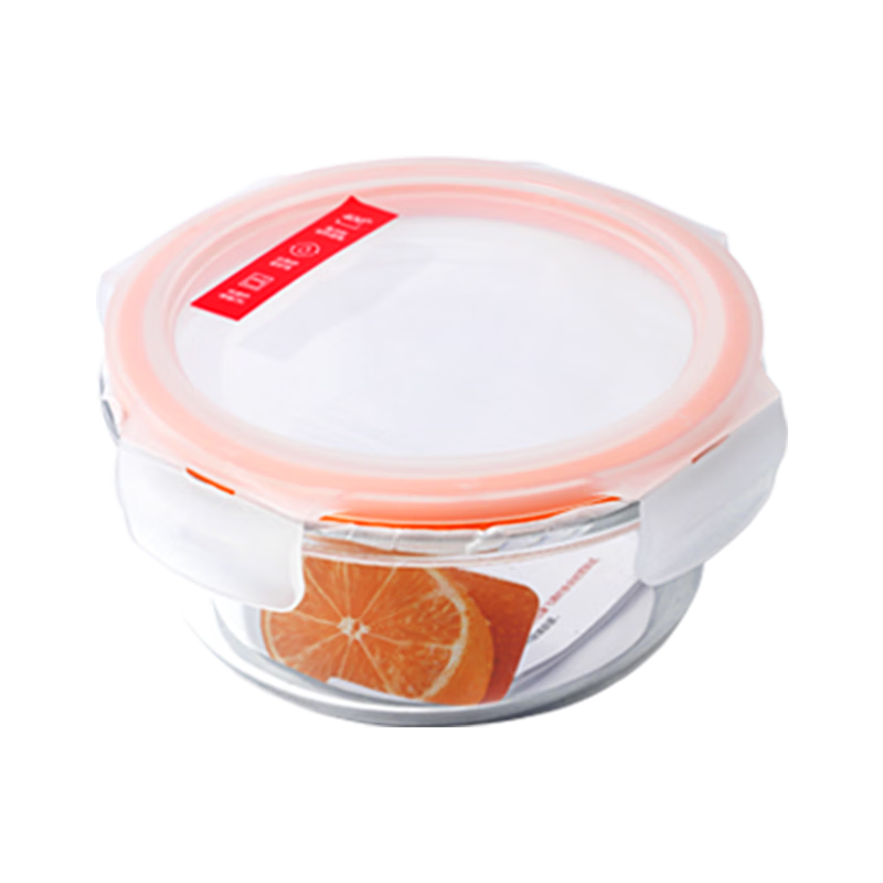 LOCK&LOCK Glass Food Container, Microwave-Safe Fruit Storage Box, Lunch Box for Work, Meal Container LLG861_950ml