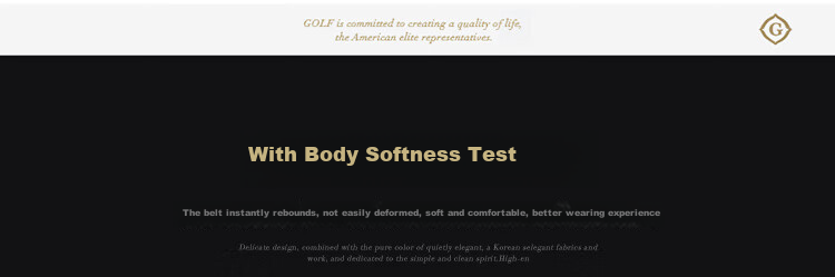 GOLF Men's Belt, Durable Cowhide, Automatic Buckle, Business Casual Jeans Belt, Gift Box Packaging, Present for Boyfriend 5