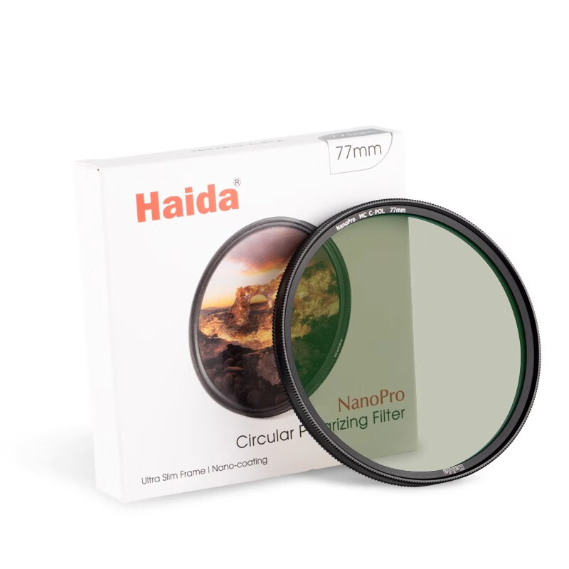 Haida NanoPro CPL поляризационный фильтр, 62мм, двустороннее многослойное покрытие, для камер Canon, Nikon, Sony, Fuji и других беззеркальных и зеркальных камер