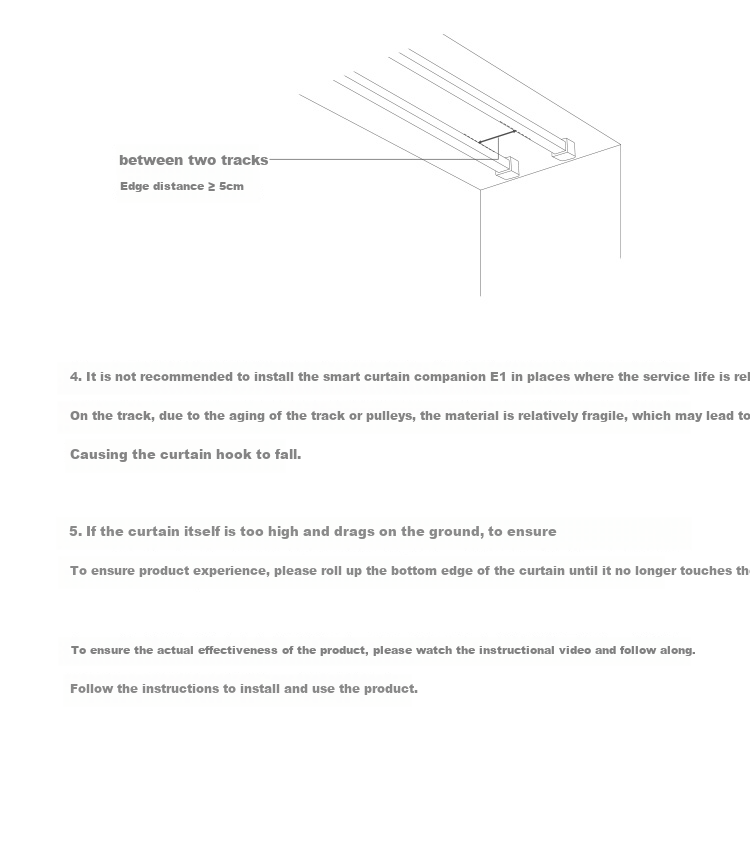 Aqara Smart Curtain Companion E1 with Voice Control, Integrated into Apple HomeKit Track Versio 27