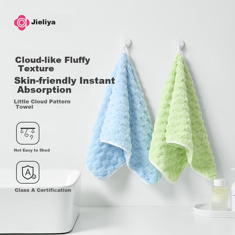 Grace Class A Towels, Children's Towels 3-Pack, Face Washing Home Use Soft Absorbent Adult Children Baby Face Towel