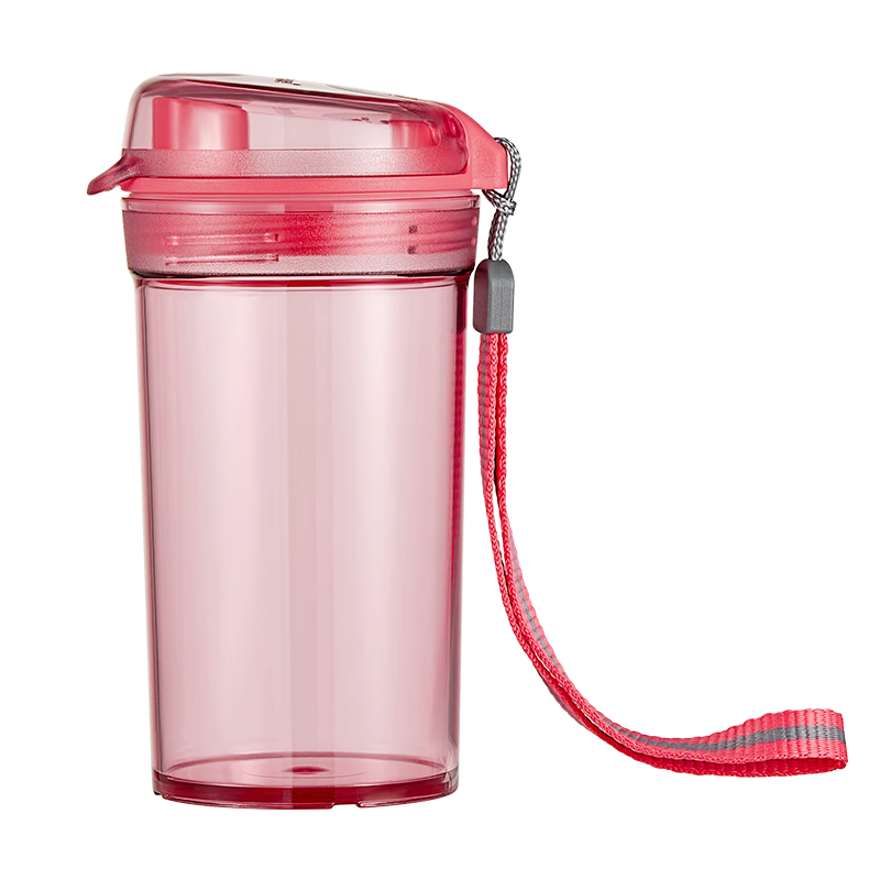 Tupperware Crystal Mini Plastic Cup 280ml for Men, Women, Students, Children with Dual Drinking Spouts, Portable Mid-Autumn Festival Gift