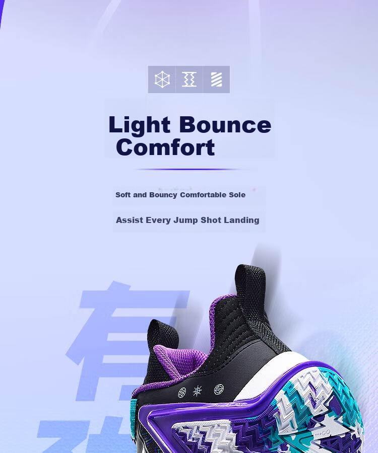 Anta Kids Boys Sports Shoes 2026 Non-slip Wear-resistant Breathable Shock-absorbing Reverse Scale Basketball Shoes A12631115 16