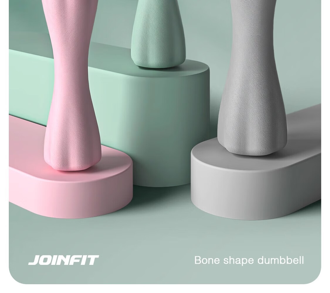 JOINFIT Small Dumbbell for Women's Home Fitness, Waist-Shaping Bell, 2kg Blue-Green Pair, F.S.005DF-J 2