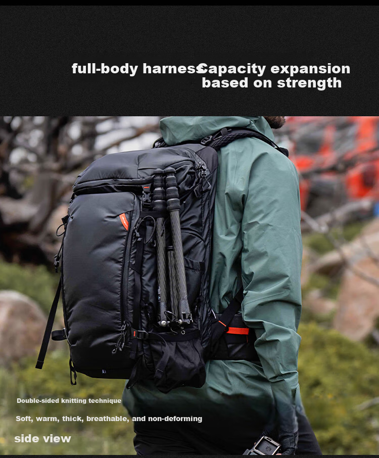 PGYTECH Camera Bag Onepro Dandelion Hiking Photography Bag DSLR Mirrorless Camera Backpack Professional Outdoor Short-Trip Travel Flex Adventure Version 30L Medium Inner Liner Set 17
