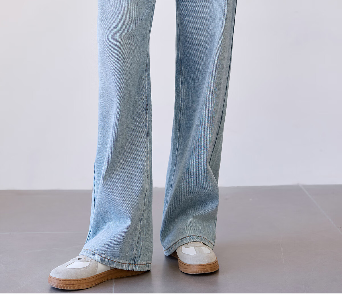 Chushen Spring Autumn Women's Classic Vintage High Waist Straight Loose Slim Casual Denim Jeans S51N057 1