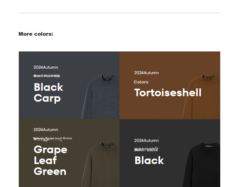 K-Boxing [100% Wool] Autumn And Winter Base Layer Wool Sweater | NYYE3530, Black Carp, 180/XL 4
