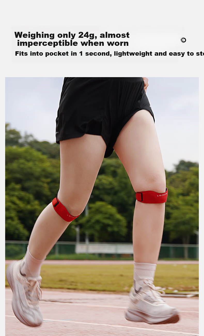 Lianji Patellar Strap for Men And Women, Professional Knee Joint Injury Protection Band for Basketball, Running, Sports, And Badminto 10