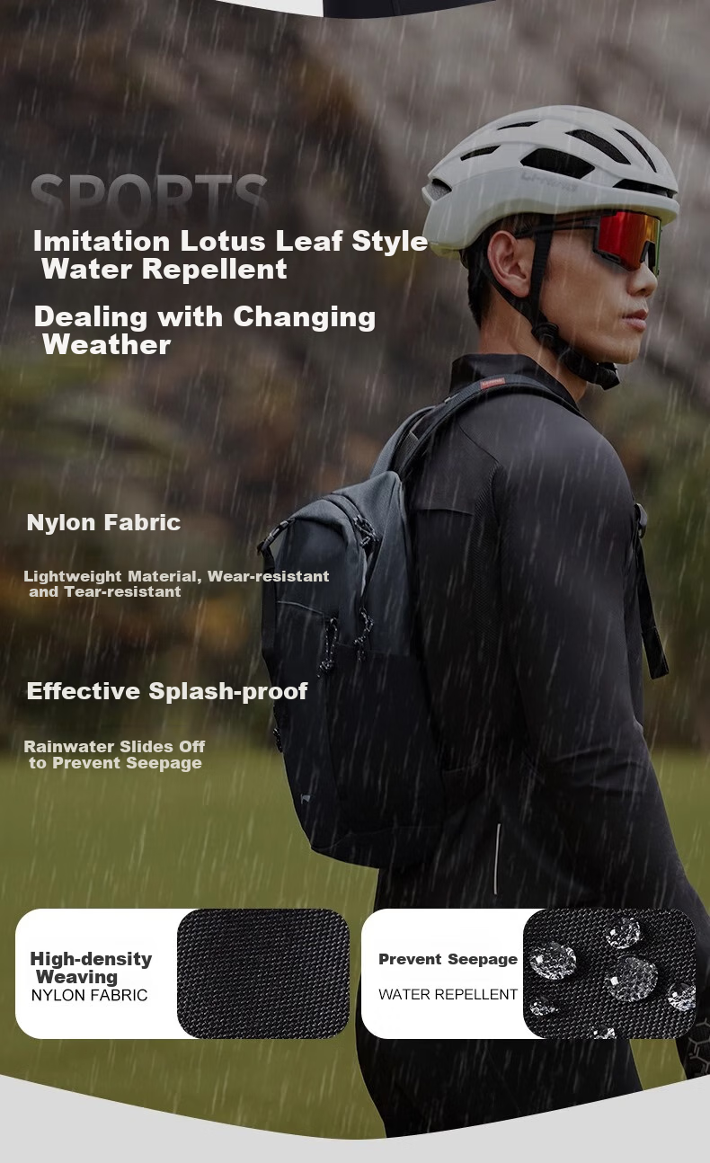 Li-Ning Backpack, Cycling Bag, Bicycle Road Bike Bag, Men's Outdoor Lightweight Hiking Bag, Waterproof Travel Bag for Trekking 6