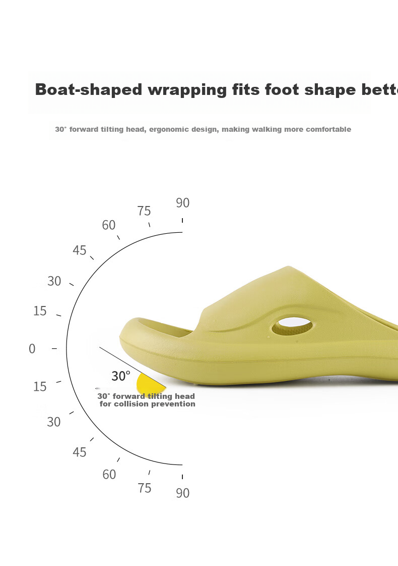 FOOTOPPO Women's Slippers, Summer Indoor Soft Squishy Feel, EVA Home Slippers, Non-Slip Bathroom Slides for Showering 5