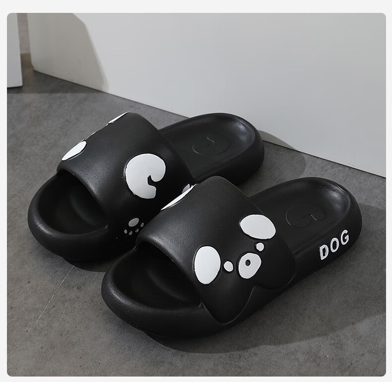 CARTELO Women's Slippers, Comfortable Indoor And Outdoor Sandals for Bathroom Shower, Slip-On Sandals, 1553 Black, Size 36-37 9
