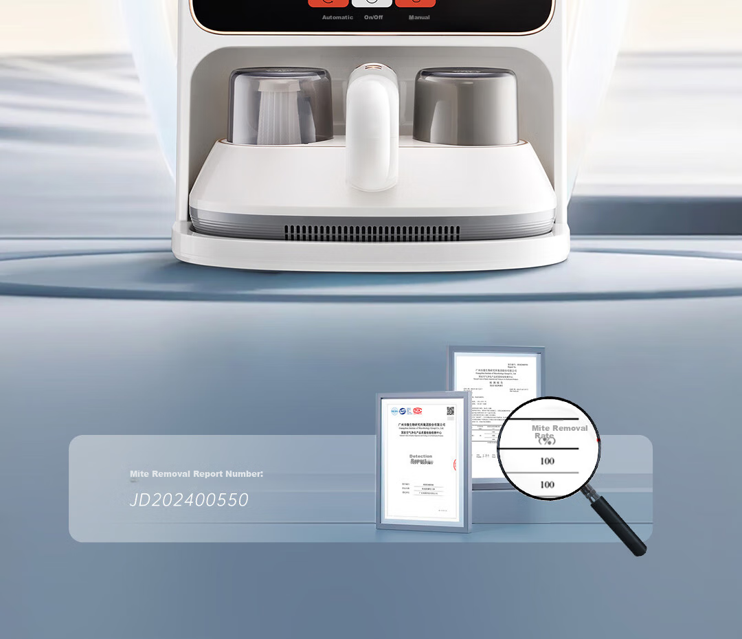 Morphyrichards Self-Cleaning Dust Mite Remover Wireless Bed Vacuum Cleaner, Intelligent Dust And Mite Removal Device with Strong Suction, Long Battery Life of 120 Days without Emptying, Automatic Rechargeable Mite Remover MR3106 21