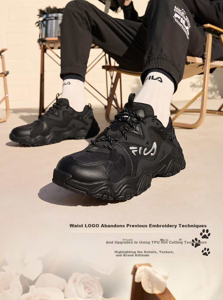 FILA Official Cat Paw Shoes 4th Generation Women's Dad Shoes Retro Casual Sports Shoes 6